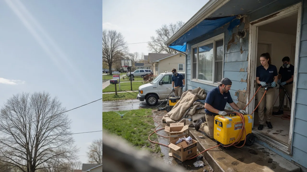Basement Flood Cleanup in Fairmount, ND near me